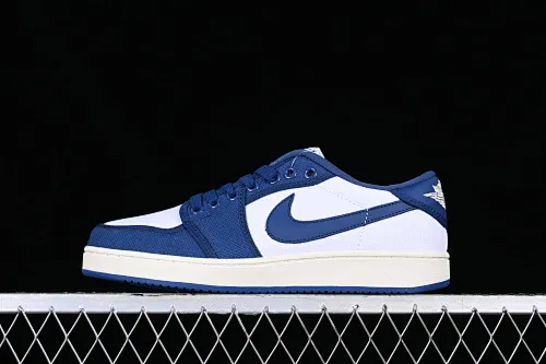 All categories Air Jordan Jordan series basketball shoes Air Jordan 1 Low Z version AJKO 1 Low Shadow AJ1 Joe 1 white blue cultural casual shoes DX4981-103